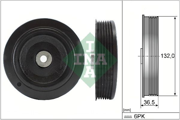 WILMINK GROUP Ременный шкив, коленчатый вал WG1254335